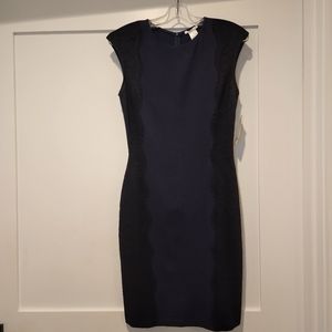 Bar III  Navy and Black Dress
